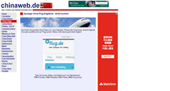 Desktop Screenshot of flug.chinaweb.de